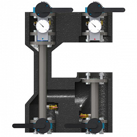ELSEN Насосная группа с прямым контуром DN 40, фланцевая (без насоса)