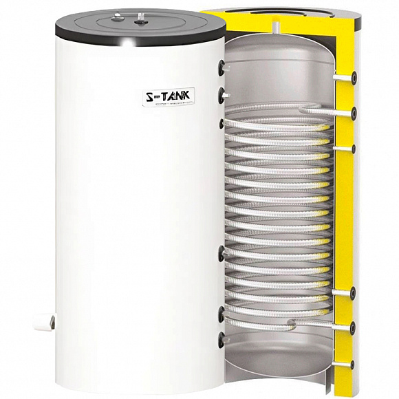 Бойлер косвенного нагрева S-Tank SOLAR SS Duo 500 литров, (с 1 увеличенным теплообменником)