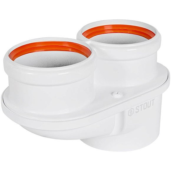 STOUT Адаптер универсальный для перехода с D60/100 (м-п) на D80/80 (м-м литой)