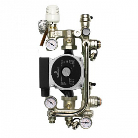 Смесительный узел для теплого пола VALTEC COMBI с насосом SARMAT 25/6*