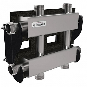 GIDRUSS Распределительный коллектор MKSS-60-3DU (60 кВт, вх. 1", 1+1+1 вых. 1")