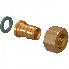 USYSTEMS Муфта с накидной гайкой 16х1/2" (Uponor Q&E)