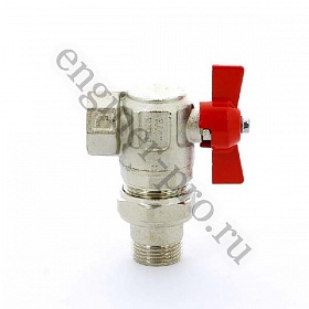 ITAP IDEAL Кран шаровой УГЛОВОЙ с американкой 3/4"