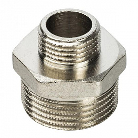 SFT-0004-000112 STOUT Ниппель НН переходной никелированный 1"X1/2