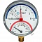 Термоманометр радиальный STOUT Dn 80 6 бар, 1/2", 0-120°С