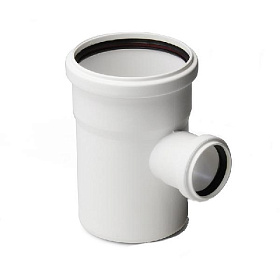 Контур Уют Тройник бесшумный Ду 110х50 90гр