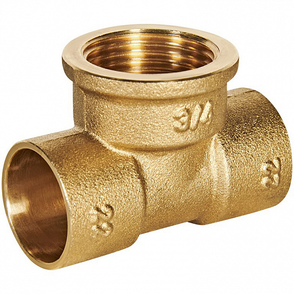 JINTIAN Тройник В-пайка 22х3/4" ВР