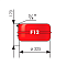 Бак расширительный для отопления ДЖИЛЕКС F 12 литров (плоский)