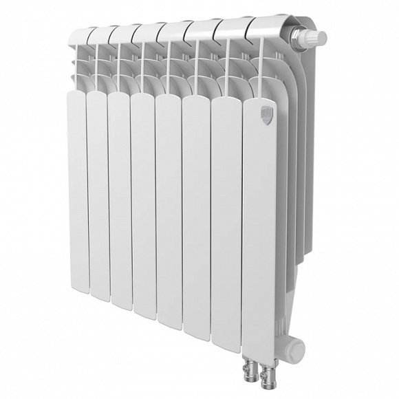 Биметаллический радиатор Royal Thermo Vittoria Super 500 VDR, 8 секций (нижнее подключение)