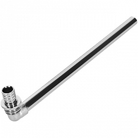 ROMMER Трубка аксиальная для подключения радиатора, Г-образная 20/250