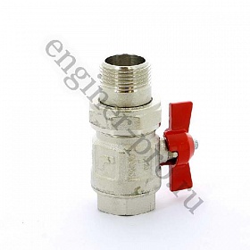 ITAP IDEAL Кран шаровой с американкой 1", ВР/НР, ручка бабочка