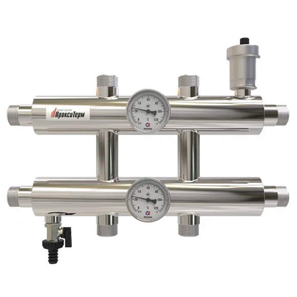 ПроксиТерм Распределительный коллектор GK 32-3 (вх. 1 1/4", 3 выхода 1")