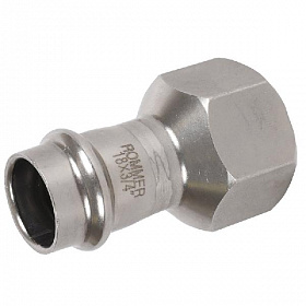 ROMMER Пресс муфта из нерж. стали 18х3/4 ВР