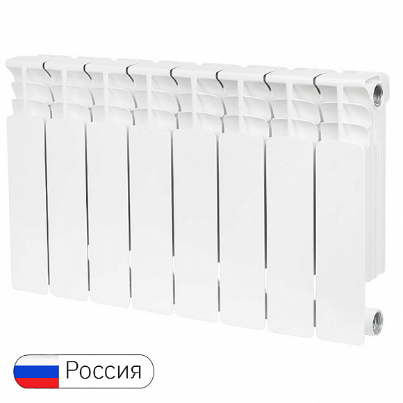 Биметаллический радиатор STOUT SPACE 350/90, 8 секций