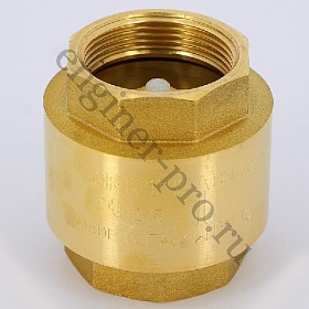 SVC-0002-000040 STOUT 1 1/2" Клапан обратный пружинный муфтовый с пластиковым седлом