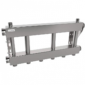 GIDRUSS Распределительный коллектор MKSS-250-3x25 (250 кВт, вх. 2", вых. 1")