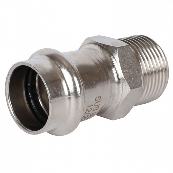 ROMMER Пресс муфта из нерж. стали 22х3/4 НР