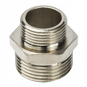 SFT-0004-000134 STOUT Ниппель HH переходной никелированный 1"х3/4