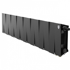 Биметаллический радиатор Royal Thermo Pianoforte NOIR SABLE 200, 16 секций (нижнее подключение)