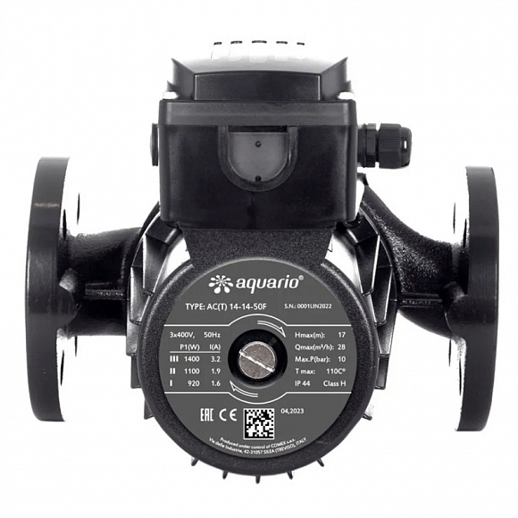 Насос циркуляционный фланцевый Aquario AC(T) 14-14-50F Насос циркуляционный фланцевый Aquario AC(T) 14-14-50F