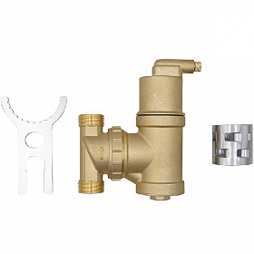 ROMMER Сепаратор воздуха поворотный 3/4" (корпус- латунь)