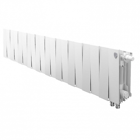 Биметаллический радиатор Royal Thermo Pianoforte BIANCO TRAFFICO 200, 20 секций (нижнее подключение)