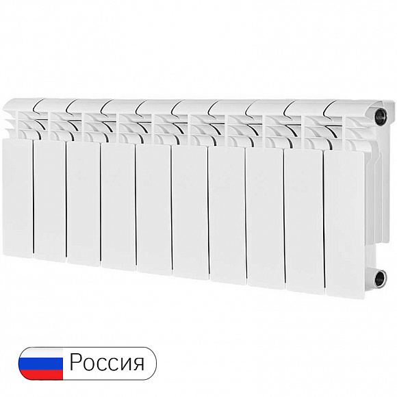 Биметаллический радиатор STOUT VEGA BM 200/100, 10 секций