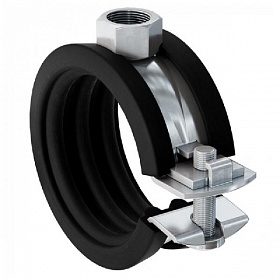 Хомут STOUT для труб ОДНОВИНТОВОЙ 1" (с гайкой М8)