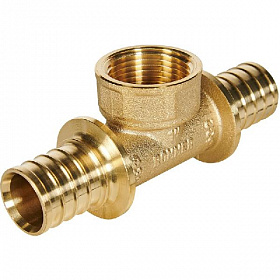 ROMMER Тройник ВР аксиальный 32x1" с внутренней резьбой