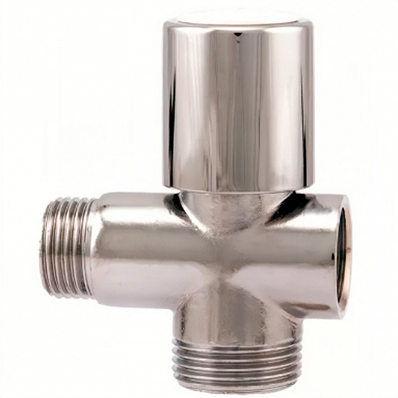 ITAP Кран угловой с отражателем 1/2'х3/4"'х1/2" (трехходовой)