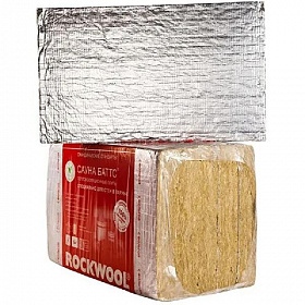 Плита Сауна Баттс 1000*600*50 мм, высокотемпературная изоляционная, ROCKWOOL