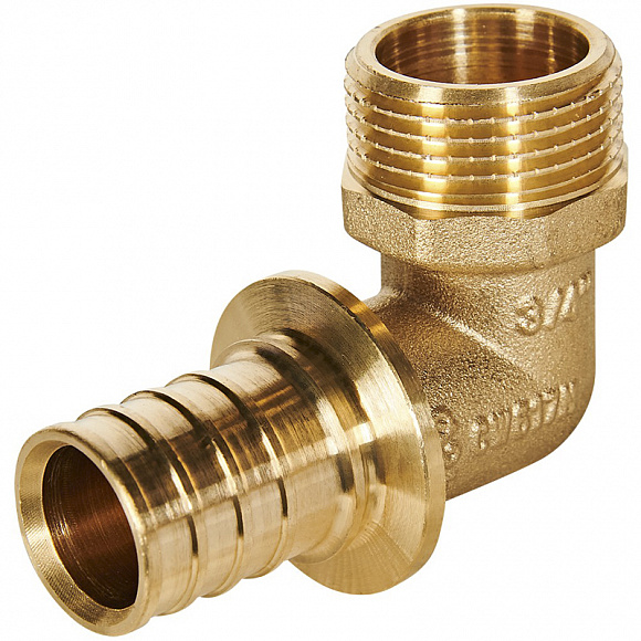 ROMMER Угольник НР аксиальный 25x3/4" с наружной резьбой