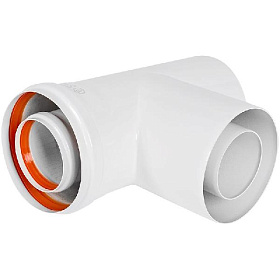 STOUT Конденсатоотводчик Т-образный D60/100 мм (п-м) с заглушкой 
