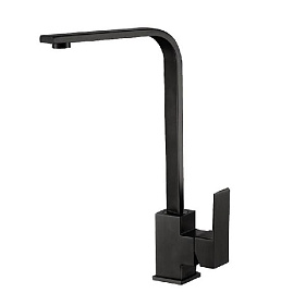 Смеситель для кухни, нерж. сталь VALFEX Antares Steel Black