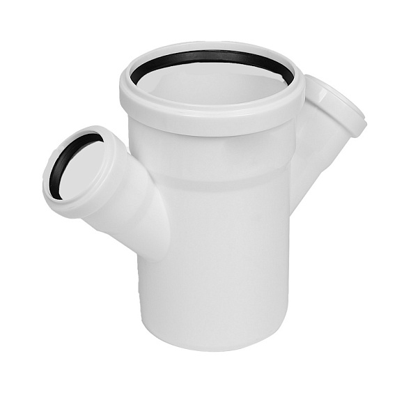 Контур Уют Крестовина одноплоскостная  бесшумная Ду 110х50х50 45 гр.