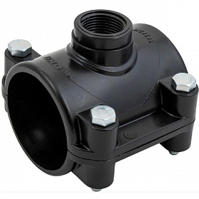 ПНД Седелка 110х3/4" ВР (крепл.болт)