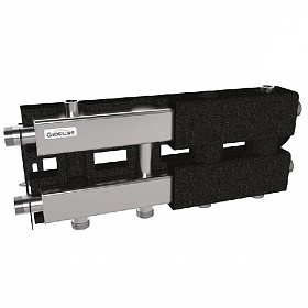 GIDRUSS Распределительный коллектор MKSS-60-3D (60 кВт, вх. 1", 2+1 вых. 1")