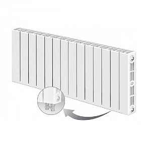 Биметаллический радиатор Rifar SUPReMO VENTIL SVR 350, 14 секций (нижнее правое подключение)