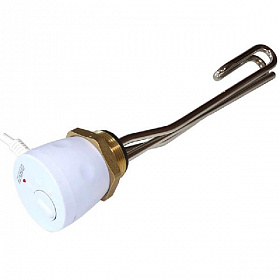 ТЭН НЕРЖ. сталь с термостатом для бойлера 1 1/2", 2 кВт (220В)