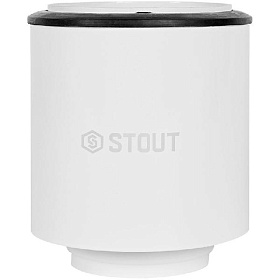 STOUT Адаптер для перехода с D60/100 (м-п) на D80 (м) с забором воздуха из помещения (без хомута и ф