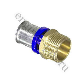 TIM Пресс муфта НР 32х1" для металлопластиковых труб