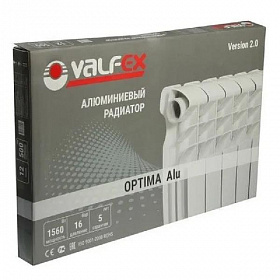 Алюминиевый радиатор VALFEX OPTIMA 500/80, 12 секций