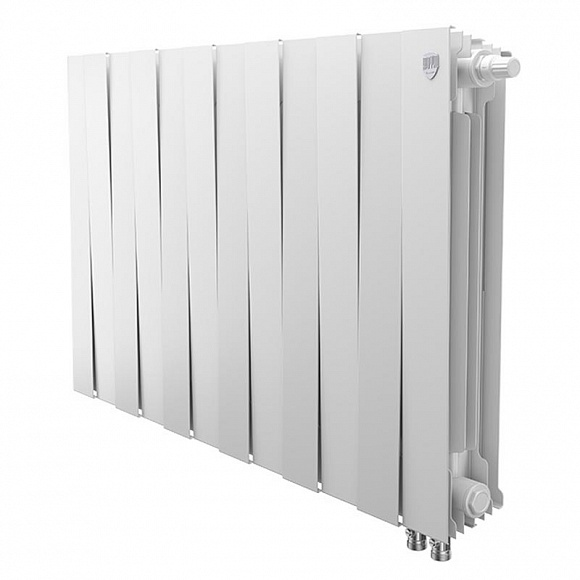 Биметаллический радиатор Royal Thermo Pianoforte BIANCO TRAFFICO 500, 12 секций (нижнее подключение)