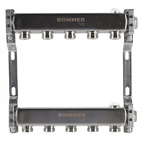 Коллекторная группа ROMMER для радиаторной разводки 5 вых.