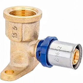 USYSTEMS Пресс угольник настенный с креплением 16х1/2"