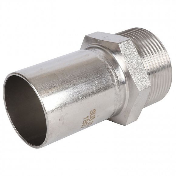 ROMMER Пресс вставка из нерж. стали 42х1 1/2 НР