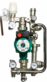 Смесительный узел для теплого пола TIM JH-1033 с насосом WILO 25/6