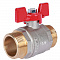 ROMMER Шаровой кран 1 1/4" НР/НР, ручка бабочка