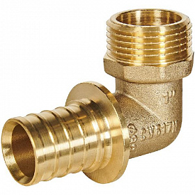 ROMMER Угольник НР аксиальный 32x1" с наружной резьбой