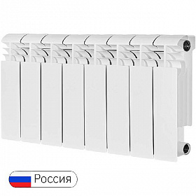 Биметаллический радиатор STOUT VEGA BM 200/100, 8 секций